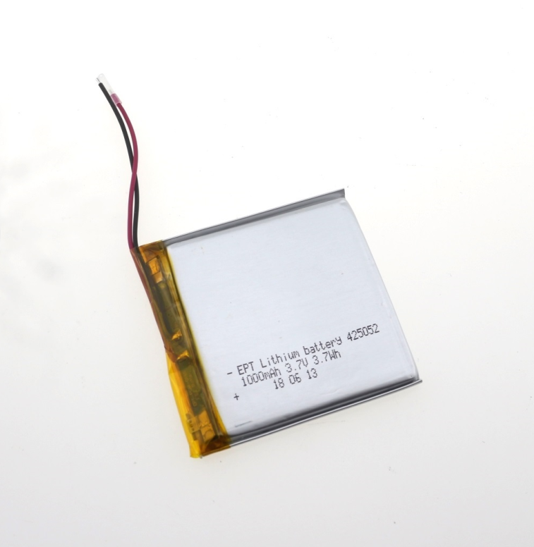 3.7V 1000mAh 425052 高溫照明燈具聚合物鋰電池 3.7V 1000mAh 425052 高溫照明燈具聚合物鋰電池